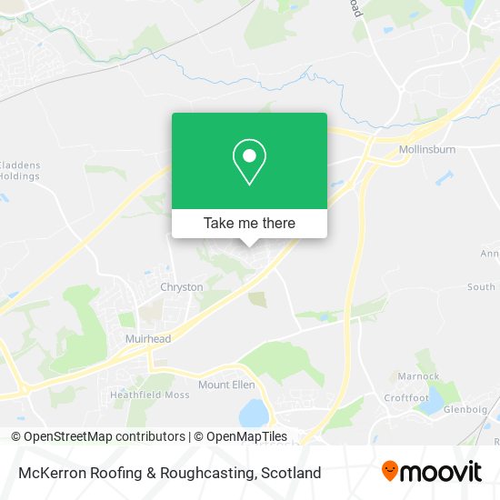 McKerron Roofing & Roughcasting map
