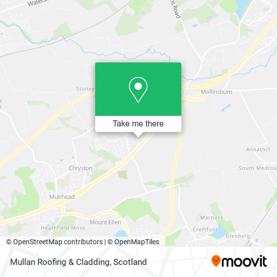 Mullan Roofing & Cladding map