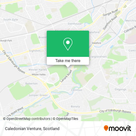 Caledonian Venture map