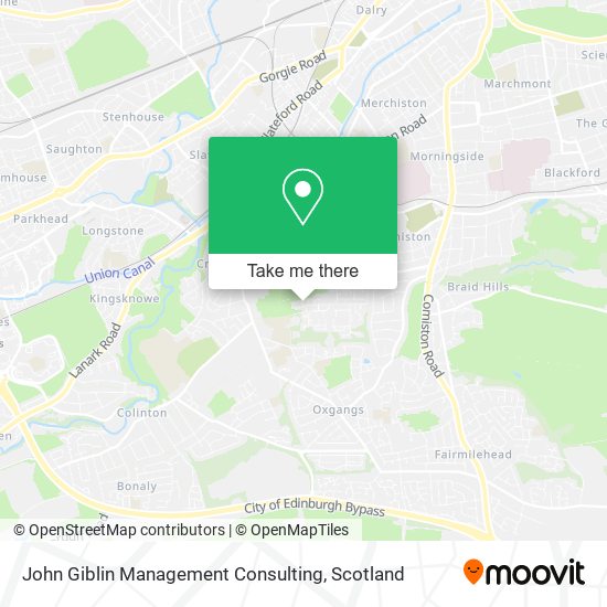 John Giblin Management Consulting map