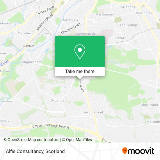 Alfie Consultancy map