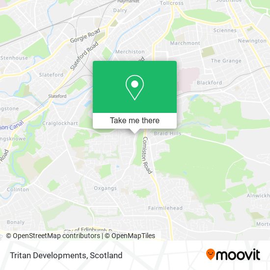 Tritan Developments map