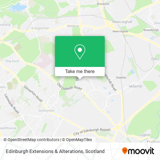 Edinburgh Extensions & Alterations map