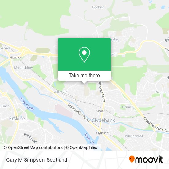 Gary M Simpson map