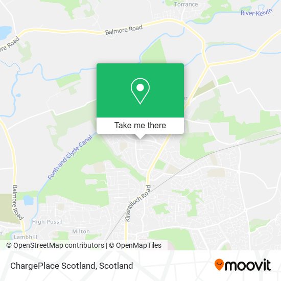 ChargePlace Scotland map