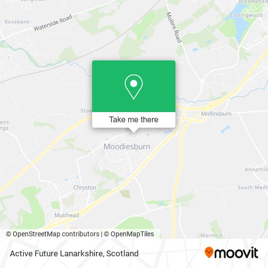 Active Future Lanarkshire map