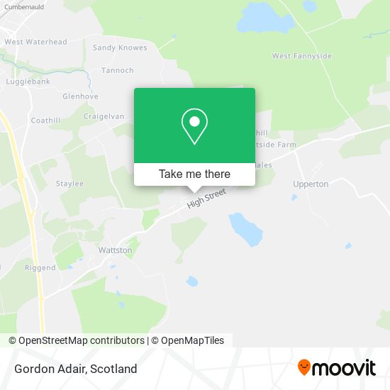 Gordon Adair map