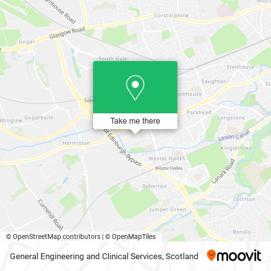 General Engineering and Clinical Services map