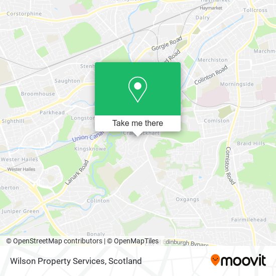 Wilson Property Services map