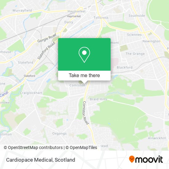Cardiopace Medical map