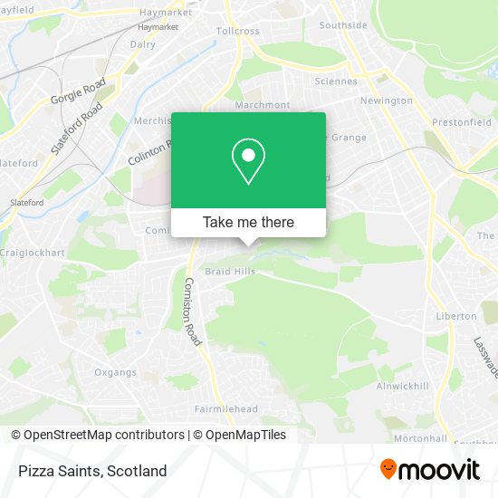 Pizza Saints map