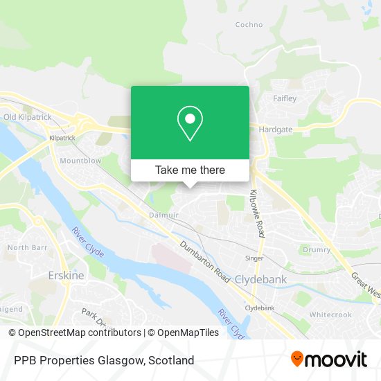 PPB Properties Glasgow map