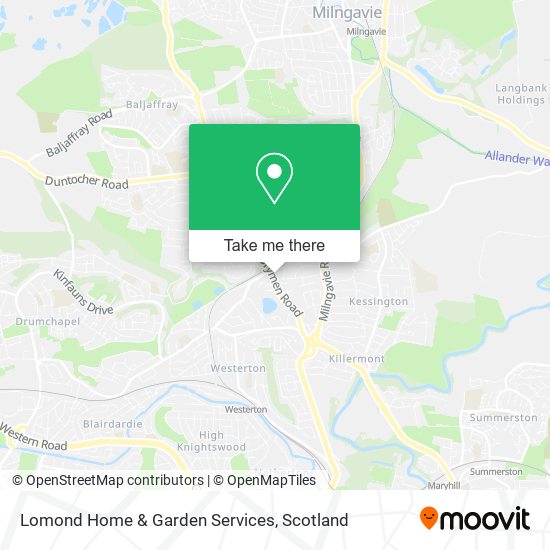 Lomond Home & Garden Services map