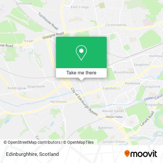 Edinburghhire map