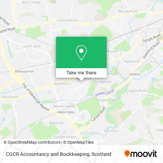 CGCR Accountancy and Bookkeeping map