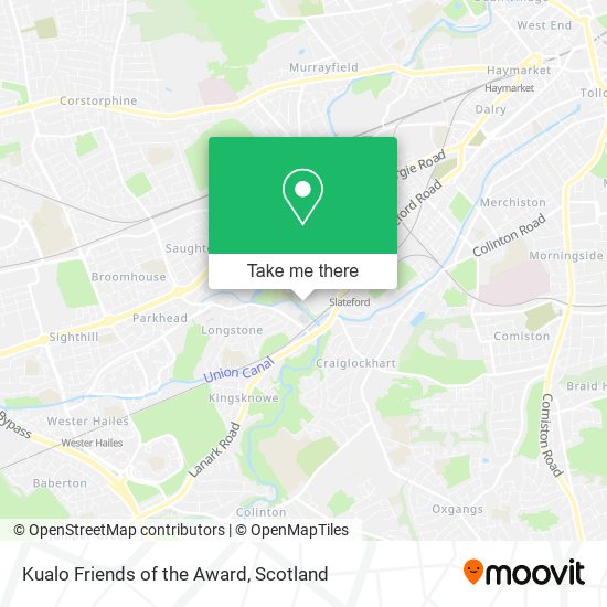 Kualo Friends of the Award map