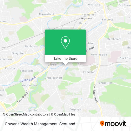 Gowans Wealth Management map
