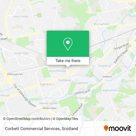 Corbett Commercial Services map