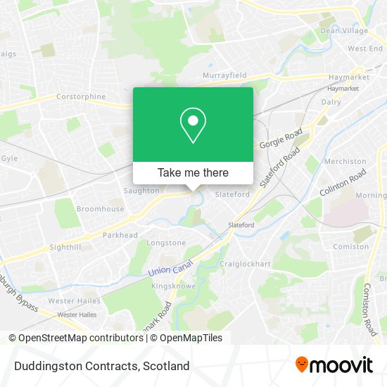 Duddingston Contracts map