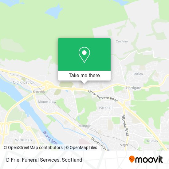 D Friel Funeral Services map