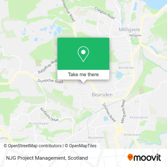 NJG Project Management map