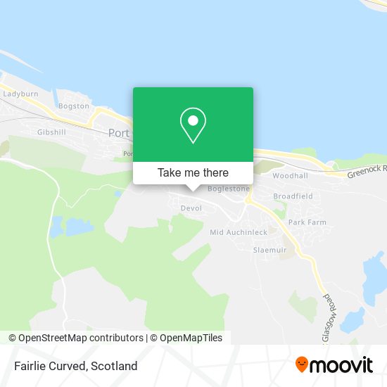 Fairlie Curved map