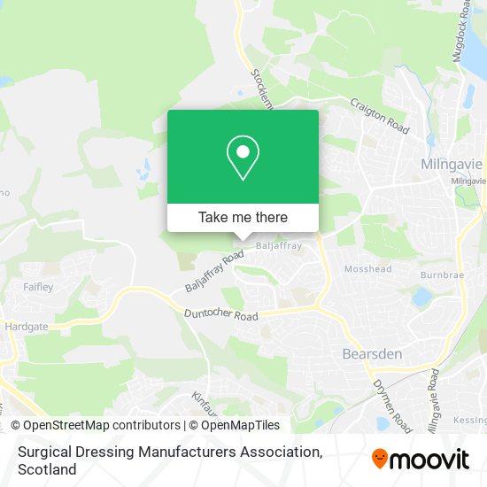 Surgical Dressing Manufacturers Association map