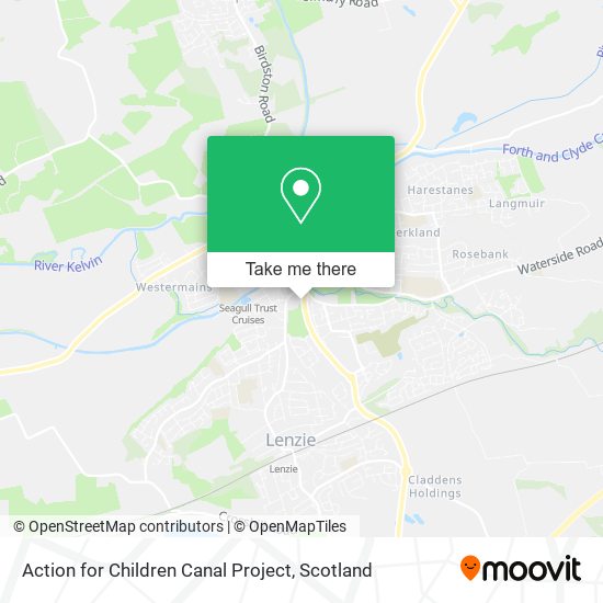 Action for Children Canal Project map