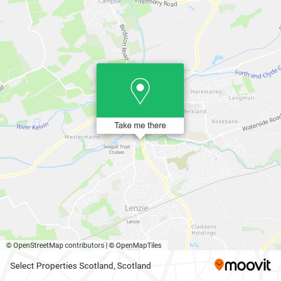 Select Properties Scotland map
