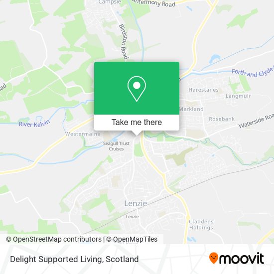 Delight Supported Living map