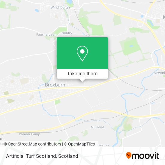 Artificial Turf Scotland map