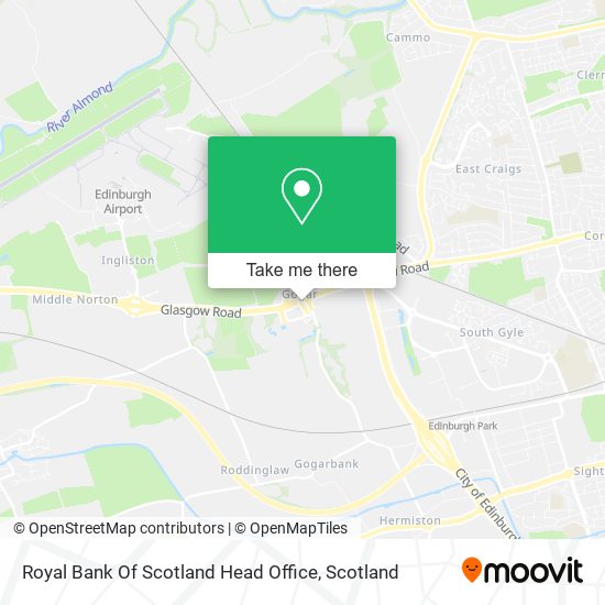 Royal Bank Of Scotland Head Office map