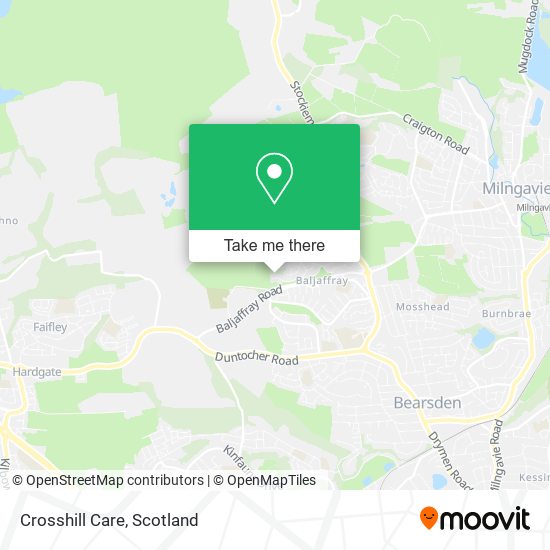 Crosshill Care map