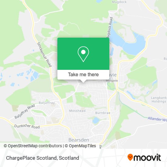 ChargePlace Scotland map