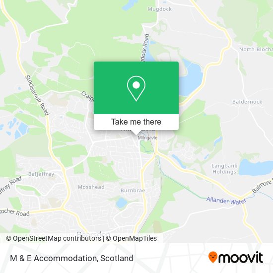 M & E Accommodation map