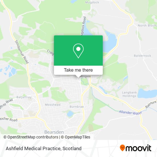 Ashfield Medical Practice map