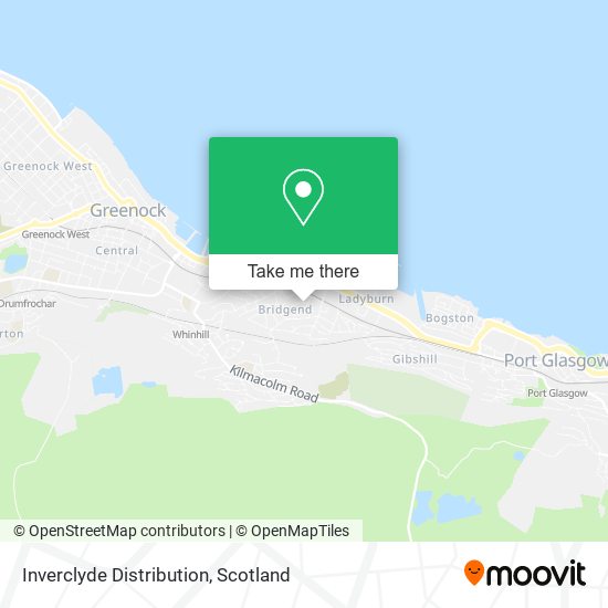 Inverclyde Distribution map