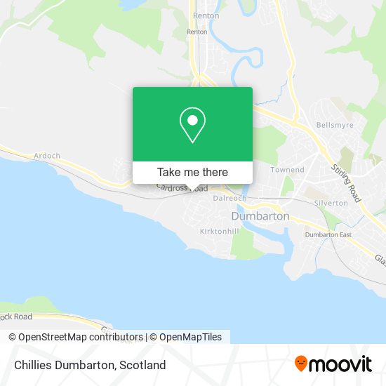 Chillies Dumbarton map