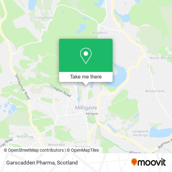 Garscadden Pharma map