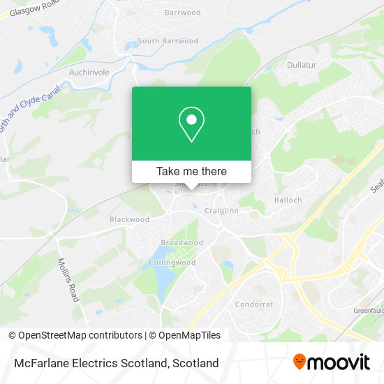 McFarlane Electrics Scotland map
