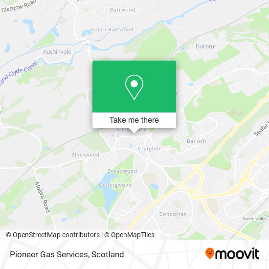 Pioneer Gas Services map