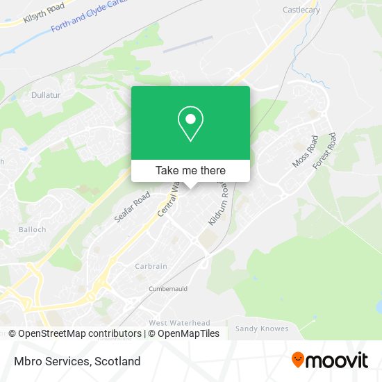 Mbro Services map