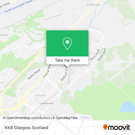 KKB Glasgow map