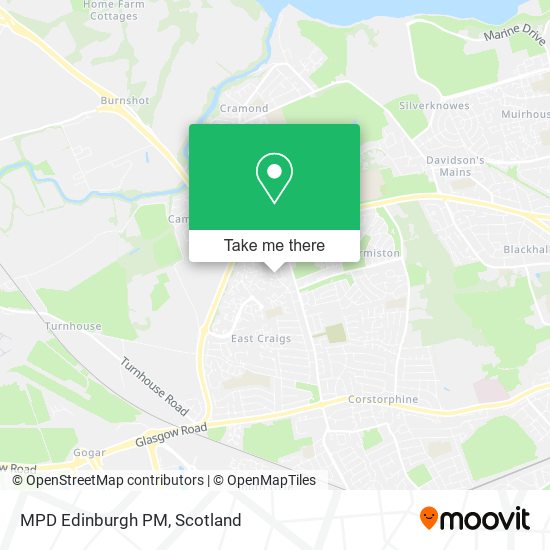 MPD Edinburgh PM map