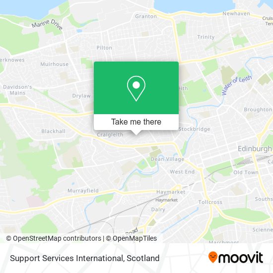 Support Services International map