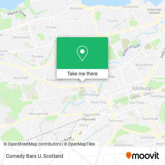 Comedy Bars U map