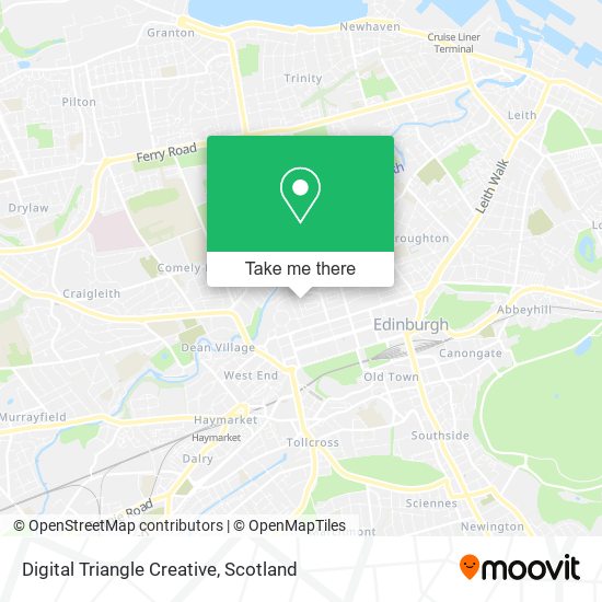Digital Triangle Creative map