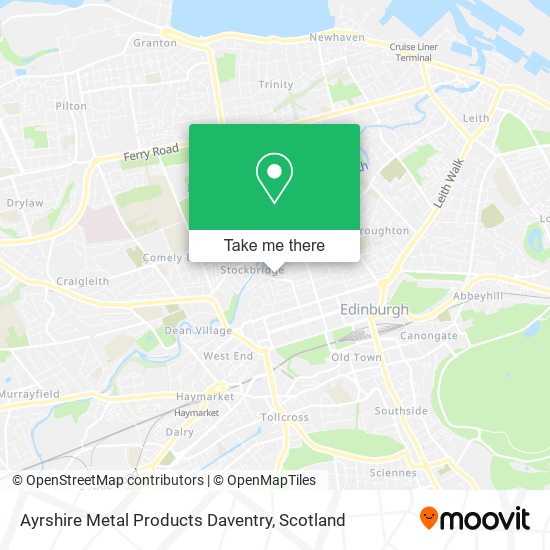 Ayrshire Metal Products Daventry map