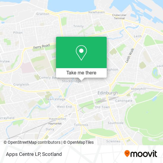Apps Centre LP map