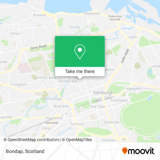 Bondap map